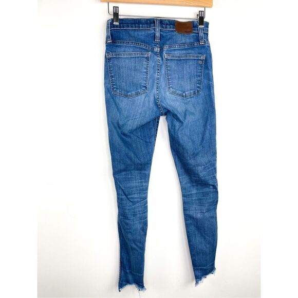 Madewell 10” High Riser Skinny Skinny Button Front Jeans Size 25 - Picture 8 of 13